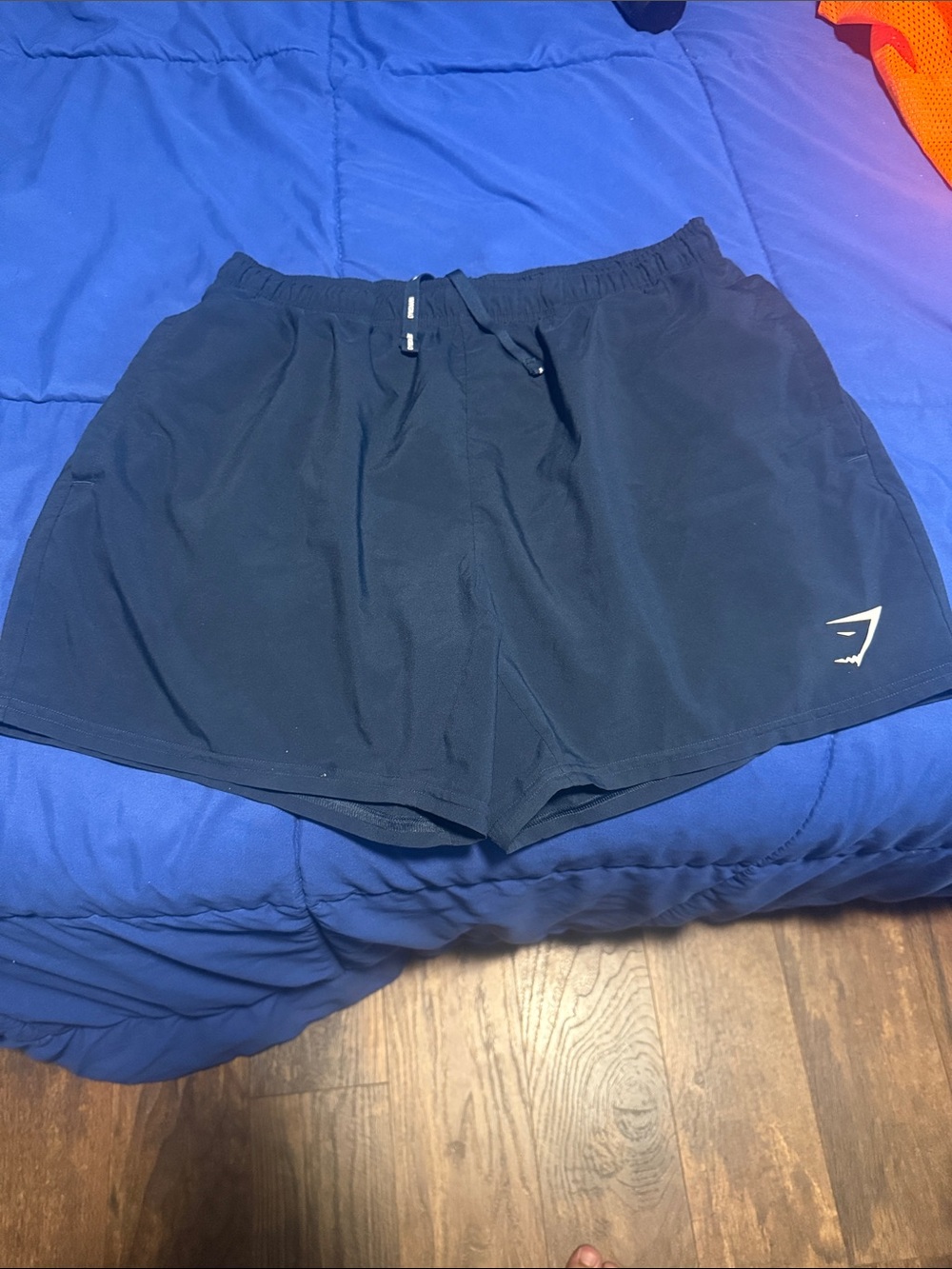 Gymshark Blue Athletic Running Shorts (5in inseam)